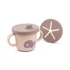DONE BY DEER Šolja Snack Spout Foodie Wally, Roze