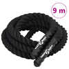 Borbeno uže crno 9 m 6,8 kg poliester