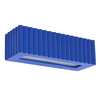 Sollux SL.1889 - Zidno svetlo RIGATA 1xE27/15W/230V keramika/plava