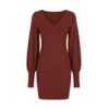 Vero Moda Ženska haljina Hollykarispuff, Crvena