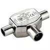 Adapter RF F - 2xRF M metalni