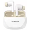 Canyon headset hexagon 7 tws Wireless Charge White Beige ( CNS-TWS7WB )