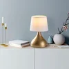 Opviq Stona lampa Gota-15477, Zlatno-bela
