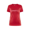 CRAFT ženska športna majica s kratkimi rokavi Core Essence Logo Tee, L, rdeča