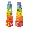 Viga Toys Viga Izobraževalni komplet kock - Piramida ena v drugem - 59461 -