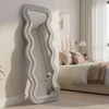 Hanah Home Podno ogledalo Mundo Oval, 65 cm x 170 cm, Krem