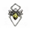 Prstan ALCHEMY GOTHIC - Emerald Venom - R222