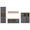 Hom`in DNEVNI REGAL, antracit, hrast