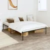 Metalni okvir za krevet crni 135x190 cm
