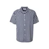 SELECTED HOMME Srajca SLHRLXAIR nočno modra/bela