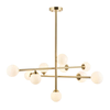 Endon 106754 - Luster na šipci OTIS 10xG9/5W/230V zlatna