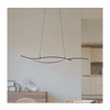 Eglo 901207 - Viseći LED luster GRISOLIA na sajli LED/20W/230V 4000K crna