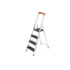 Songmics Lestev z 4 stopnicami 44x835x143 cm srebrna