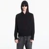 Pulover Palm Angels Curved Logo Regular Knit Hoodie Black/ Off White S