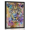 Plakat leopard v imitaciji umetniške slike - 20x30 no frame