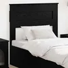 vidaXL Vzglavje z vzglavjem Črna Orehovina 80 cm Konstruiran les