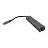 FAST ASIA Adapter-konvertor TIP C na 3xUSB 3.0+TIP C+RJ45