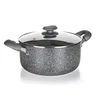 Banquet Lonec s površino GRANITE PR 18 x 8,5 cm, s steklenim pokrovom, komplet 2