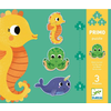 DJECO Puzzle V morju 3v1 (4,6,9 kosov)