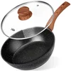 Vilde Granitna ponev s steklenim pokrovom GRANITICA WOOD 24 cm, 2,2 l