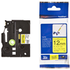 BROTHER TZEFX631 12mm Crno na Zuto