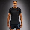 Venum Thunder Dragon Rashguard Kratki Rukav Crno/Sivi/Copper XXL