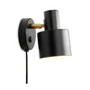 Halo Design 746880 - Zidno spot svetlo VOGUE 1xE27/40W/230V crna/mesing