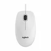 LOGITECH miš B100 OPTICAL USB, bela