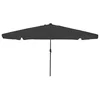 Vrtni suncobran Antracit 395 x 395 x 245 cm Poliester