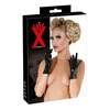 LateX Kratke Crne Rukavice