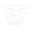 Hexagon Led tube 14 heads 6500K 706W lights tube: 1200mm 12pcs+ 440mm 57pcs 100-110LM/W