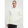 Pulover adidas Originals Trefoil Essentials Hoody moški, bež barva, s kapuco, IR7790