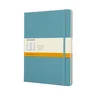 Moleskine Notebook, XL Ruled Reef Blue Hard Black