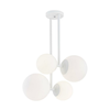Argon 1644 - Luster na šipci ASPEN 4xE27/15W/230V bela