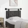 vidaXL Visoki naslon za glavo Črna 90 cm Antikni PU
