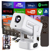 ZENWIRE Zenwire Imc360 Mini Prenosni Projektor Android 13 Wifi 360 Full Hd 4K Za Mobilne Telefone