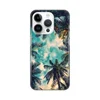Silikonska maska za iPhone 14 Pro 6.1 Palm tree Print Skin šarena