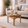 Hanah Home klub sto Ren 60, 60 cm, hrast