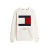 TOMMY HILFIGER Pulover Gifting svetlo bež/marine/brokat/temno rdeča