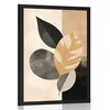 Plakat abstraktni listi No1 - 20x30 black