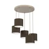 Plafonsko svetlo ARDEN 5xE27/15W/230V prečnik 44 cm bež/braon