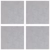 Stepenica Četvrtasti 4 pcs Srebrno 40 x 40 cm Aluminij