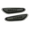 OEM Kristalni LED bočni migavci BMW E46 (01-05), Crni