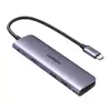 Ugreen revodok cm195 (15214) 7-u-1 usb-c hub 4k hdmi + sdtf – space gray ( 15214 )