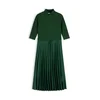 TOMMY HILFIGER Obleka temno zelena