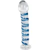 Stekleni dildo Arts Clair Bleu (17 cm)