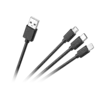 shumee Priključni kabel 3v1, USB A - micro/C/lightning 1,2m