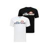 ELLESSE Majica Prado, črna, bela