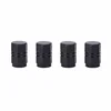 Car 888 Accessories Aluminijumske kapice ventila, 4 komada, Crne