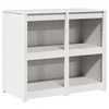 Vidaxl Kuhinjski element s polico MEPPEL Toplo bela 106 x 55 x 92 cm